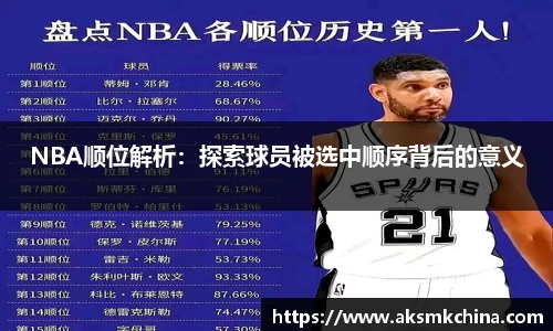 NBA顺位解析：探索球员被选中顺序背后的意义